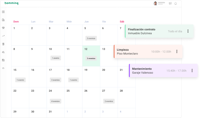 Calendario y agenda​